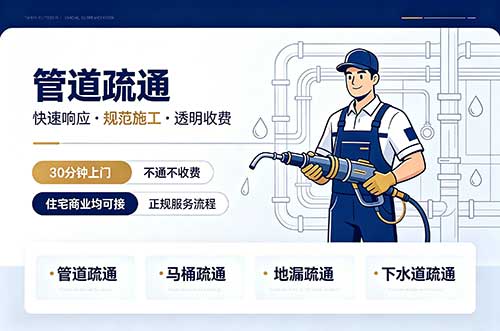 鹰潭管道疏通