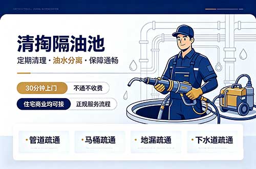 鹰潭清掏隔油池